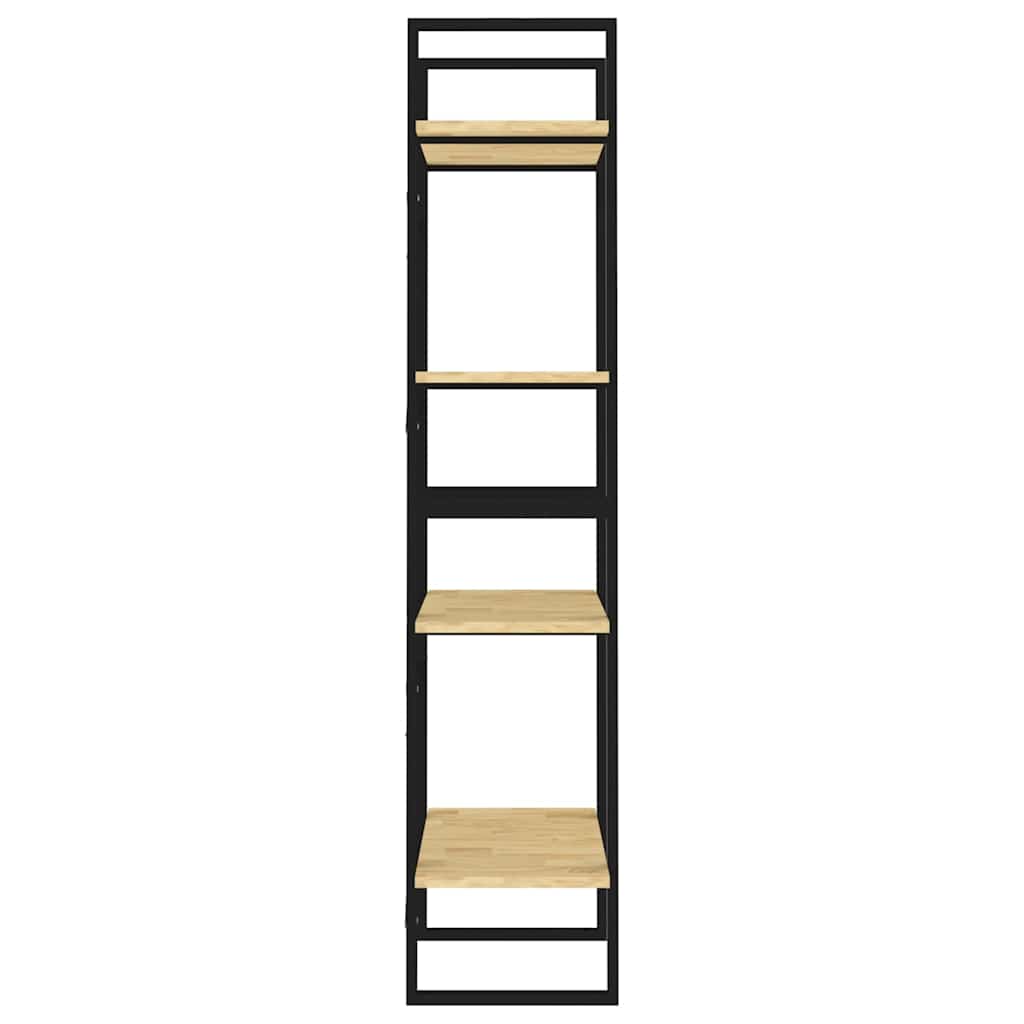 806442 vidaXL 4-Tier Book Cabinet 60x30x140 cm Solid Wood Pine