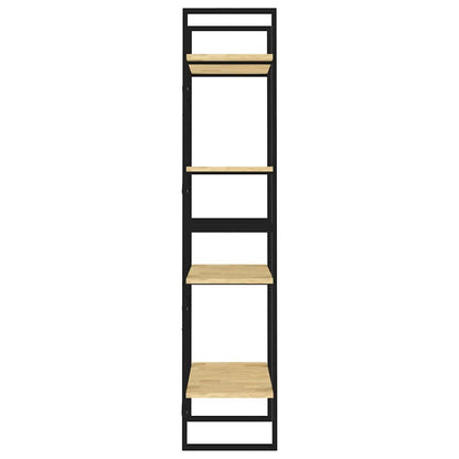 806442 vidaXL 4-Tier Book Cabinet 60x30x140 cm Solid Wood Pine
