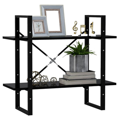 vidaXL Book Cabinet | Black | Engineered wood | Standard | Book Cabinet