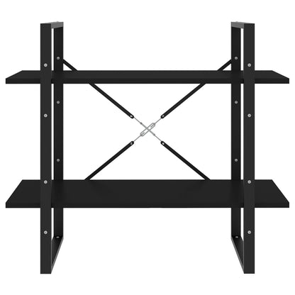 vidaXL Book Cabinet | Black | Engineered wood | Standard | Book Cabinet
