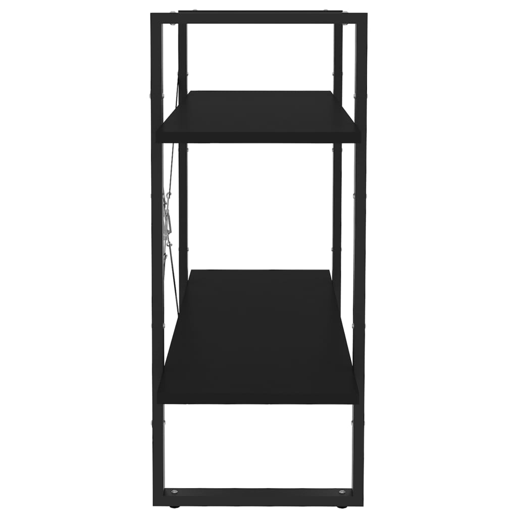 vidaXL Book Cabinet | Black | Engineered wood | Standard | Book Cabinet