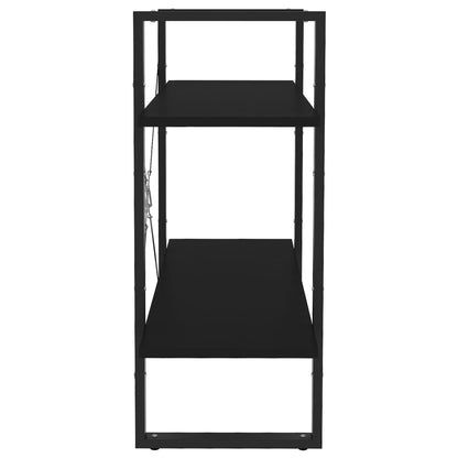 vidaXL Book Cabinet | Black | Engineered wood | Standard | Book Cabinet