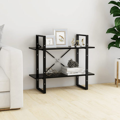 vidaXL Book Cabinet | Black | Engineered wood | Standard | Book Cabinet