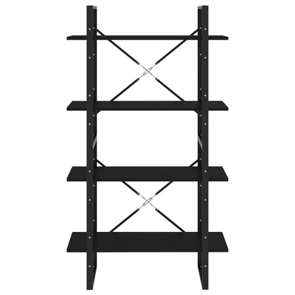 vidaXL Book Cabinet | Black | Engineered wood | Book Cabinet | Rectangular