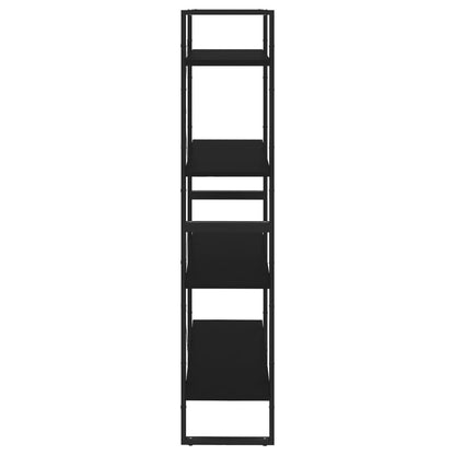vidaXL Book Cabinet | Black | Engineered wood | Book Cabinet | Rectangular