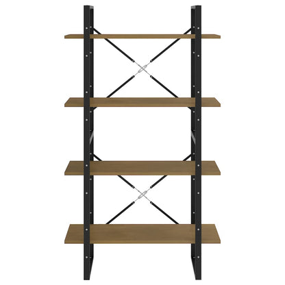 vidaXL 4-Tier Book Cabinet 80x30x140 cm Solid Pine Wood