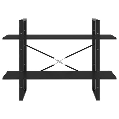 vidaXL Book Cabinet | Black | Engineered wood | 100 x 30 x 70 cm | Book Cabinet