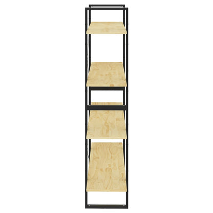 vidaXL 4-Tier Book Cabinet 100x30x140 cm Solid Pine Wood