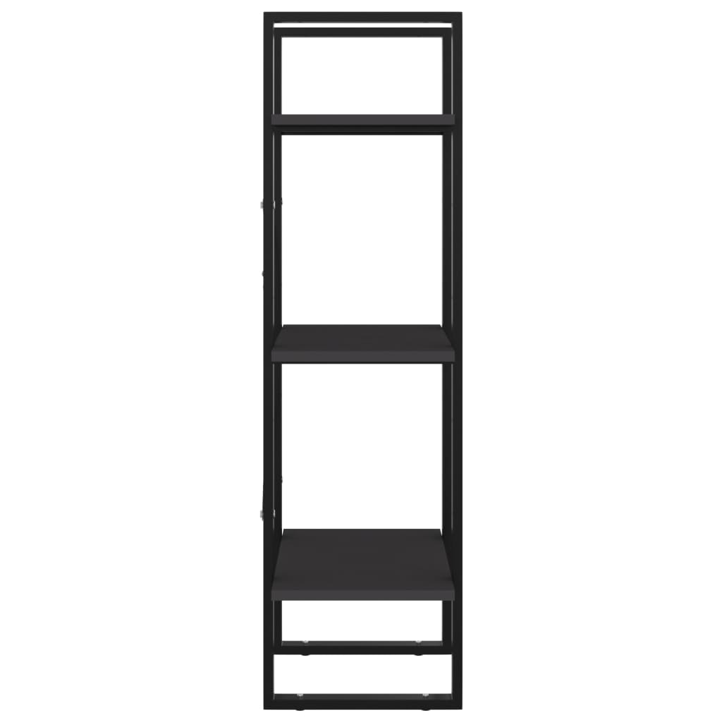 vidaXL 3-Tier Book Cabinet Grey 40x30x105 cm Engineered Wood
