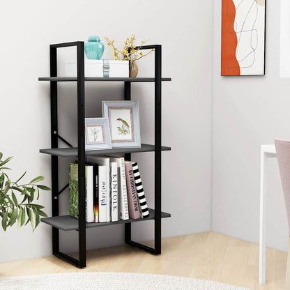 806509 vidaXL Storage Shelf Grey 60x30x105 cm Engineered Wood