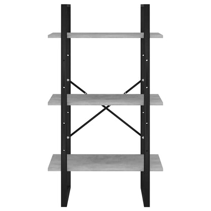 806511 vidaXL Storage Shelf Concrete Grey 60x30x105 cm Engineered Wood
