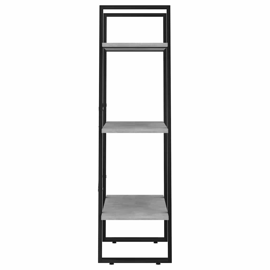 806511 vidaXL Storage Shelf Concrete Grey 60x30x105 cm Engineered Wood