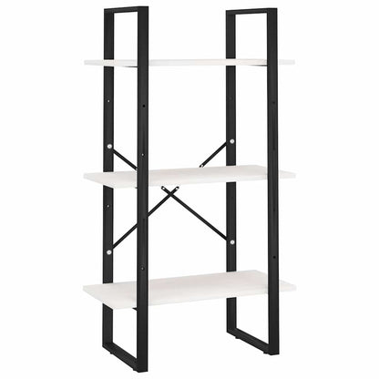 806513 vidaXL Storage Shelf White 60x30x105 cm Solid Wood Pine