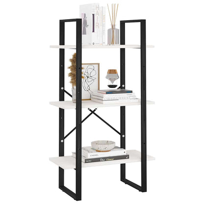 806513 vidaXL Storage Shelf White 60x30x105 cm Solid Wood Pine