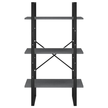 vidaXL Storage Shelf Grey 60x30x105 cm Solid Pine Wood