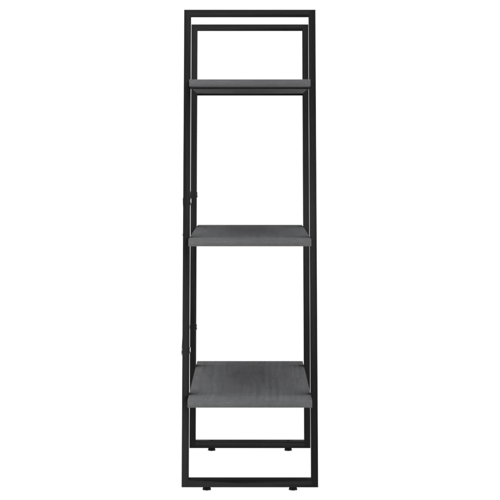 vidaXL Storage Shelf Grey 60x30x105 cm Solid Pine Wood
