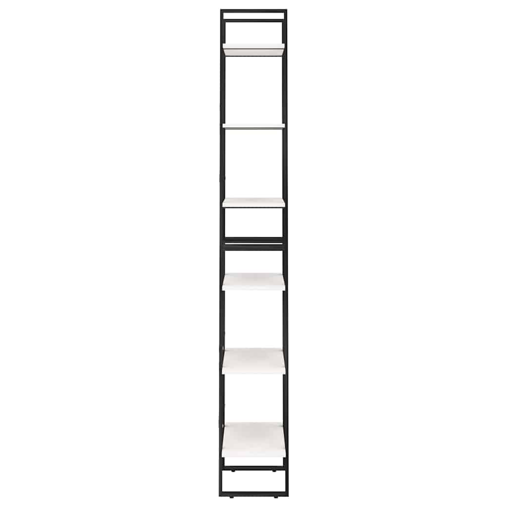 vidaXL Storage Shelf White 60x30x210 cm Solid Wood Pine