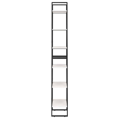 vidaXL Storage Shelf White 60x30x210 cm Solid Wood Pine