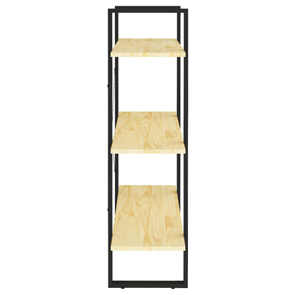 vidaXL 3-Tier Book Cabinet 80x30x105 cm Solid Pine Wood
