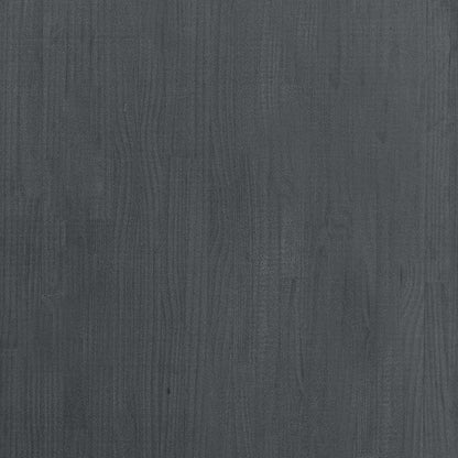806534 vidaXL 3-Tier Book Cabinet Grey 80x30x105 cm Solid Wood Pine