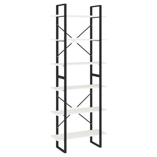 vidaXL High Cabinet White 80x30x210 cm Solid Pine Wood