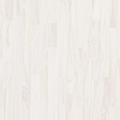 vidaXL 3-Tier Book Cabinet White 100x30x105 cm Solid Pine Wood