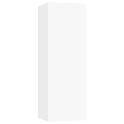 vidaXL 5 Piece TV Cabinet Set White Engineered Wood