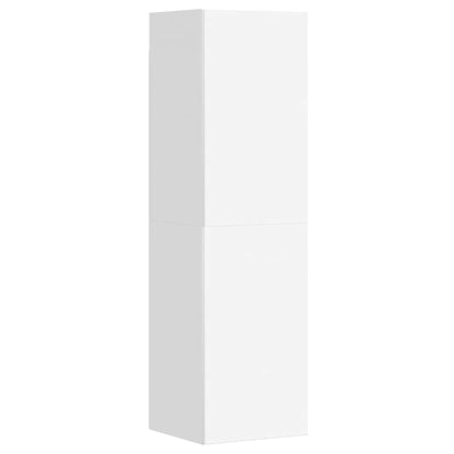 vidaXL 3 Piece TV Cabinet Set White Engineered Wood