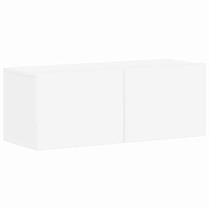 vidaXL 4 Piece TV Cabinet Set White Engineered Wood