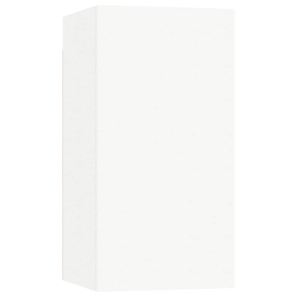 vidaXL 7 Piece TV Cabinet Set White Engineered Wood