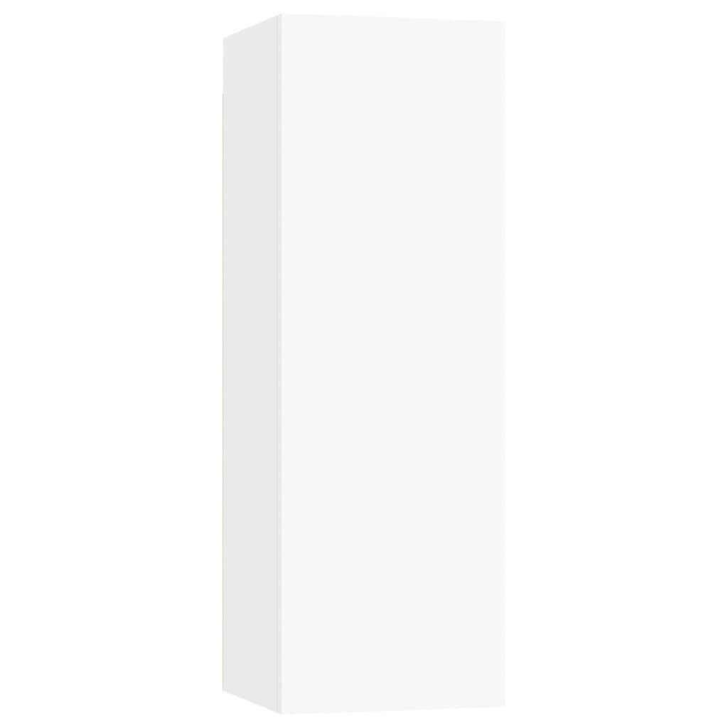 vidaXL TV Cabinet Set | White | Engineered wood | Medium | TV Cabinet Set