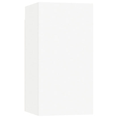 vidaXL 4 Piece TV Cabinet Set White Engineered Wood