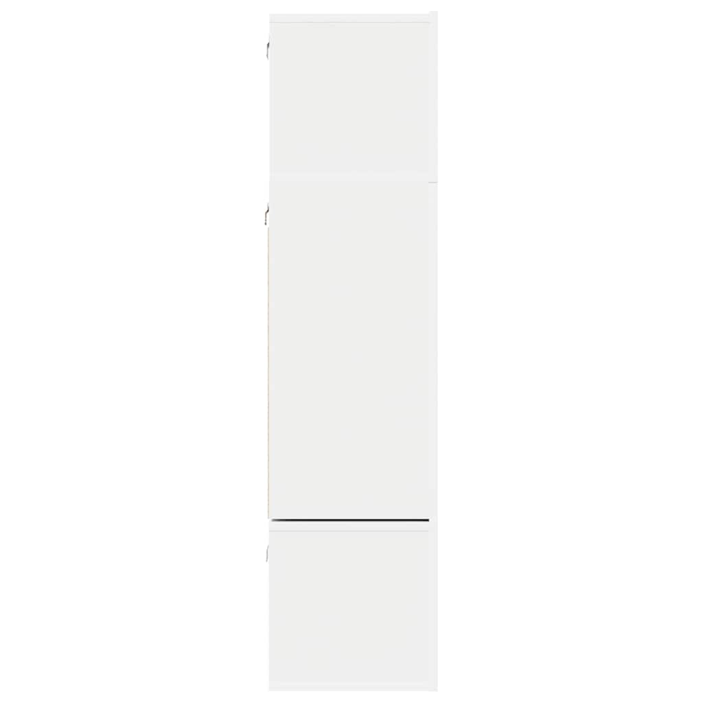 vidaXL 6 Piece TV Cabinet Set White Engineered Wood