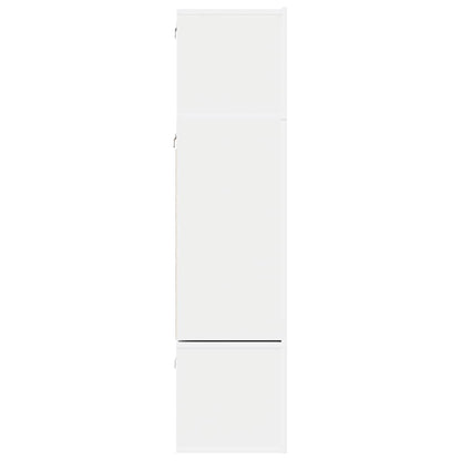 vidaXL 6 Piece TV Cabinet Set White Engineered Wood
