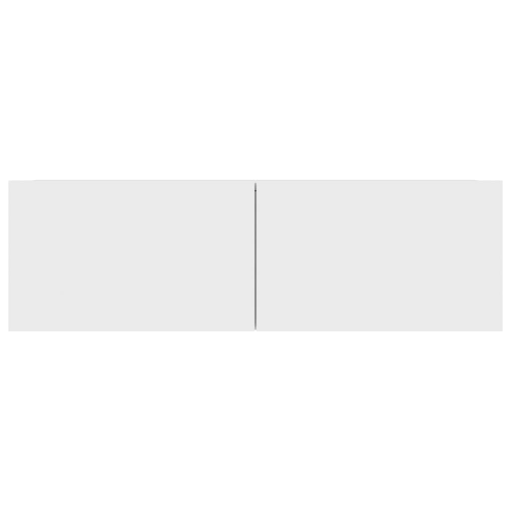 3078703 vidaXL 3 Piece TV Cabinet Set White Engineered Wood (801481+801481x2)