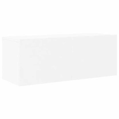 vidaXL 8 Piece TV Cabinet Set White Engineered Wood