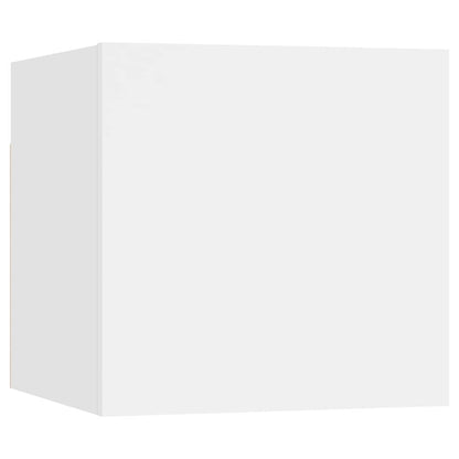 vidaXL 7 Piece TV Cabinet Set White Engineered Wood
