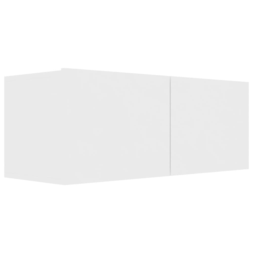 vidaXL 7 Piece TV Cabinet Set White Engineered Wood