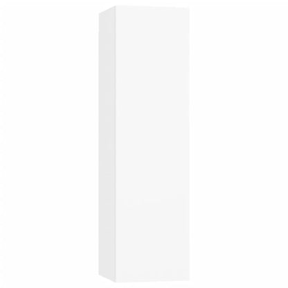 vidaXL 7 Piece TV Cabinet Set White Engineered Wood