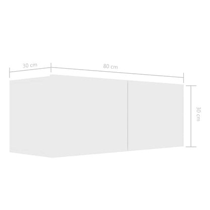 vidaXL TV Cabinet Set | White | Engineered wood | Standard | TV Cabinet Set