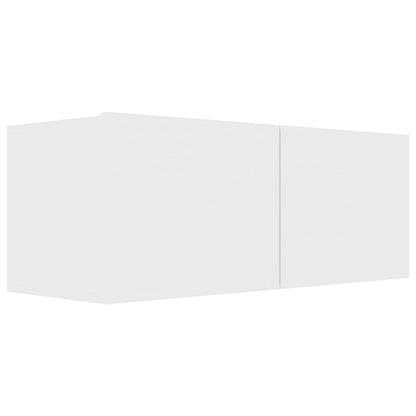 vidaXL 4 Piece TV Cabinet Set White Engineered Wood