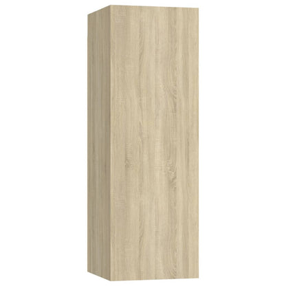 vidaXL 5 Piece TV Cabinet Set Sonoma Oak Engineered Wood