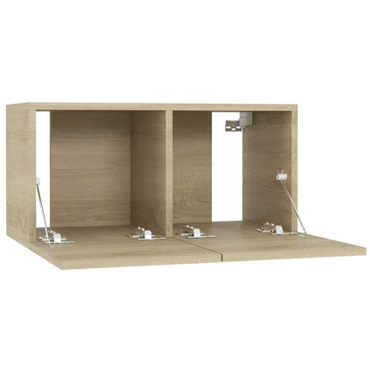 vidaXL 5 Piece TV Cabinet Set Sonoma Oak Engineered Wood