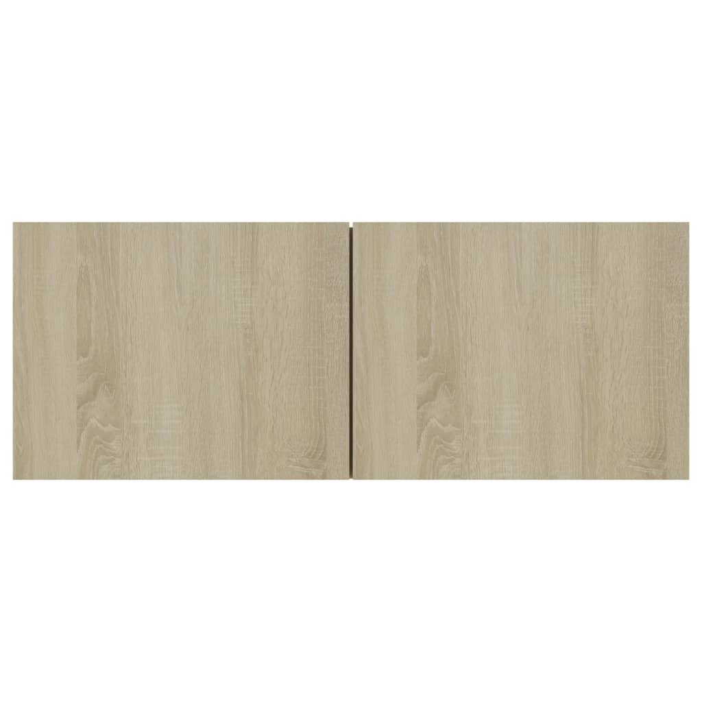 vidaXL 8 Piece TV Cabinet Set Sonoma Oak Engineered Wood