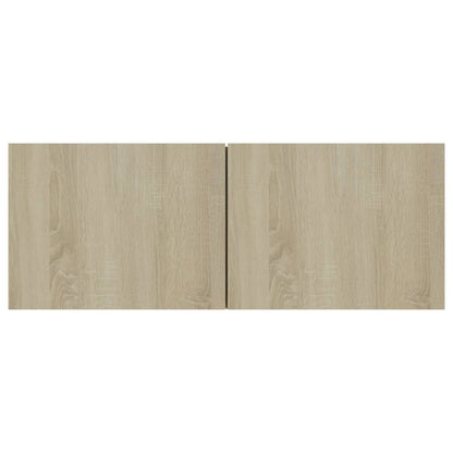 vidaXL 8 Piece TV Cabinet Set Sonoma Oak Engineered Wood