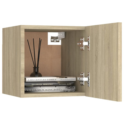 vidaXL 8 Piece TV Cabinet Set Sonoma Oak Engineered Wood