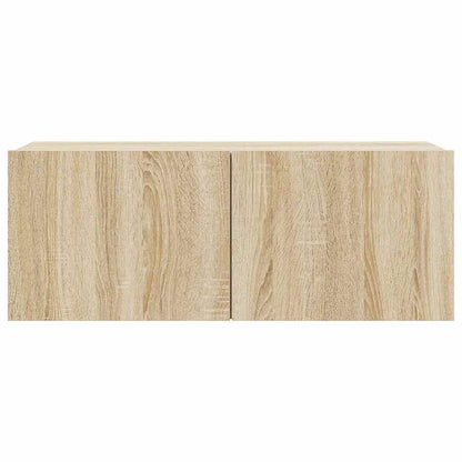 vidaXL 8 Piece TV Cabinet Set Sonoma Oak Engineered Wood