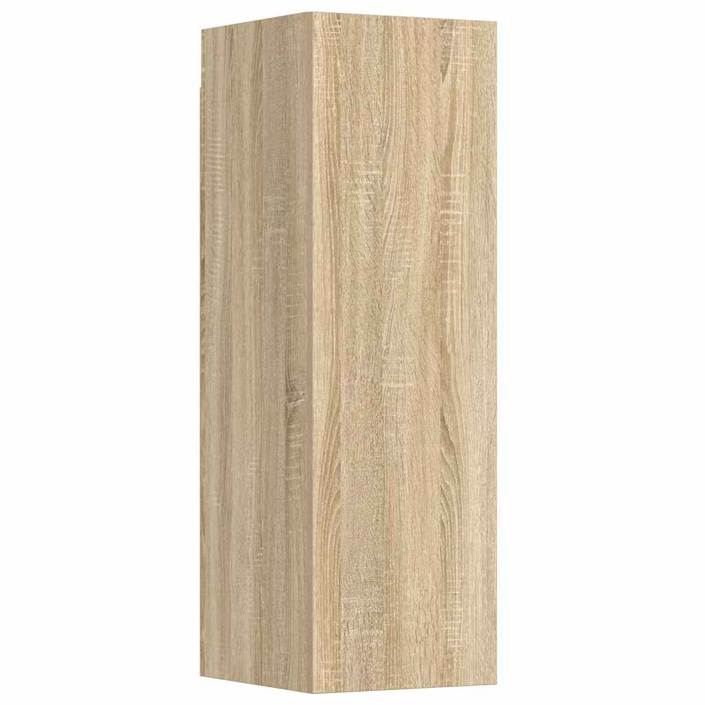vidaXL 3 Piece TV Cabinet Set Sonoma Oak Engineered Wood