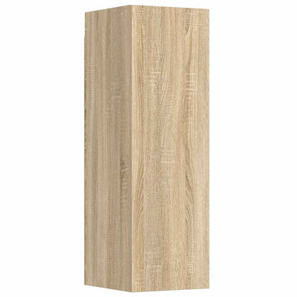 vidaXL 3 Piece TV Cabinet Set Sonoma Oak Engineered Wood
