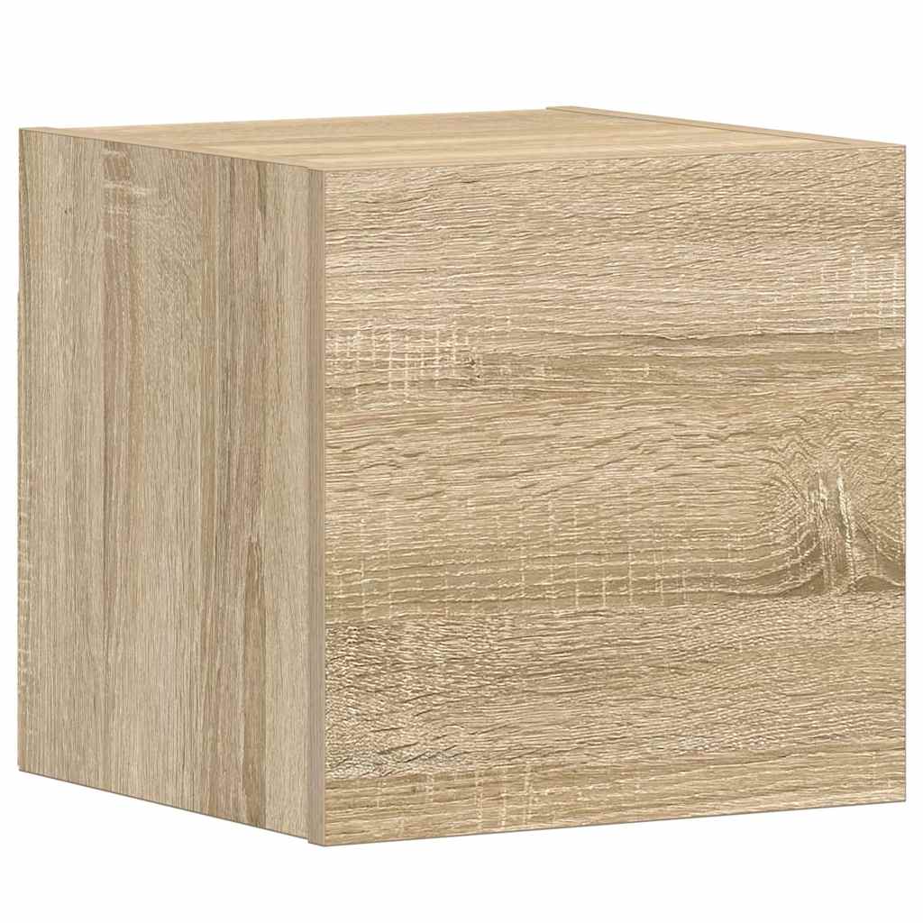 vidaXL 3 Piece TV Cabinet Set Sonoma Oak Engineered Wood